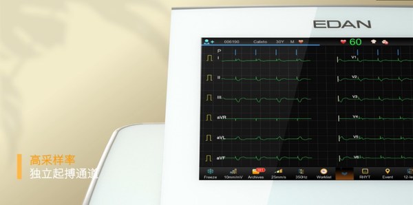 科技与美学的临床之“镜” 理邦仪器新品SE-1202心电图机全球发布